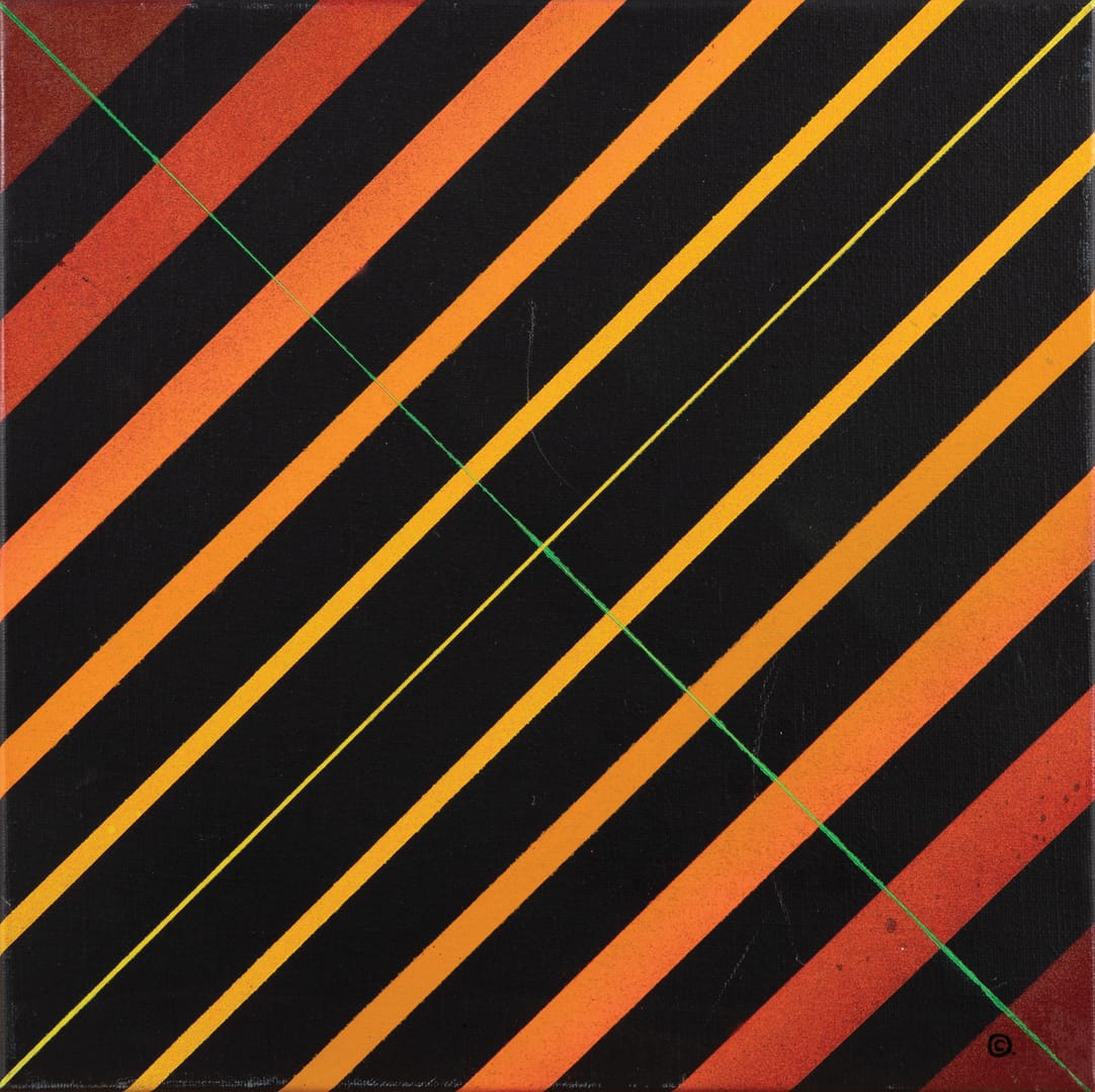 "X" – Campio, akryl, 2015