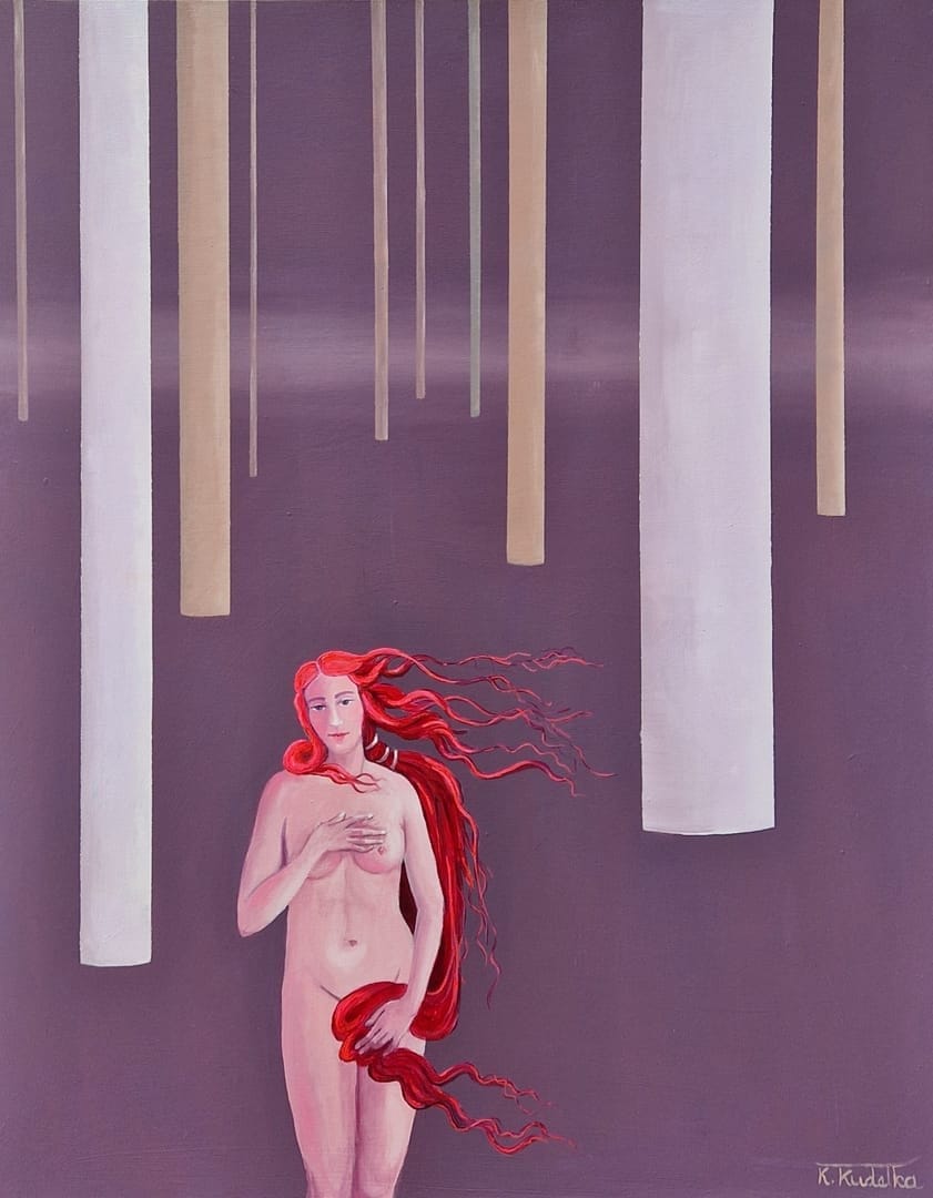 Panuje – Katarzyna Kudełka, akryl, 2024