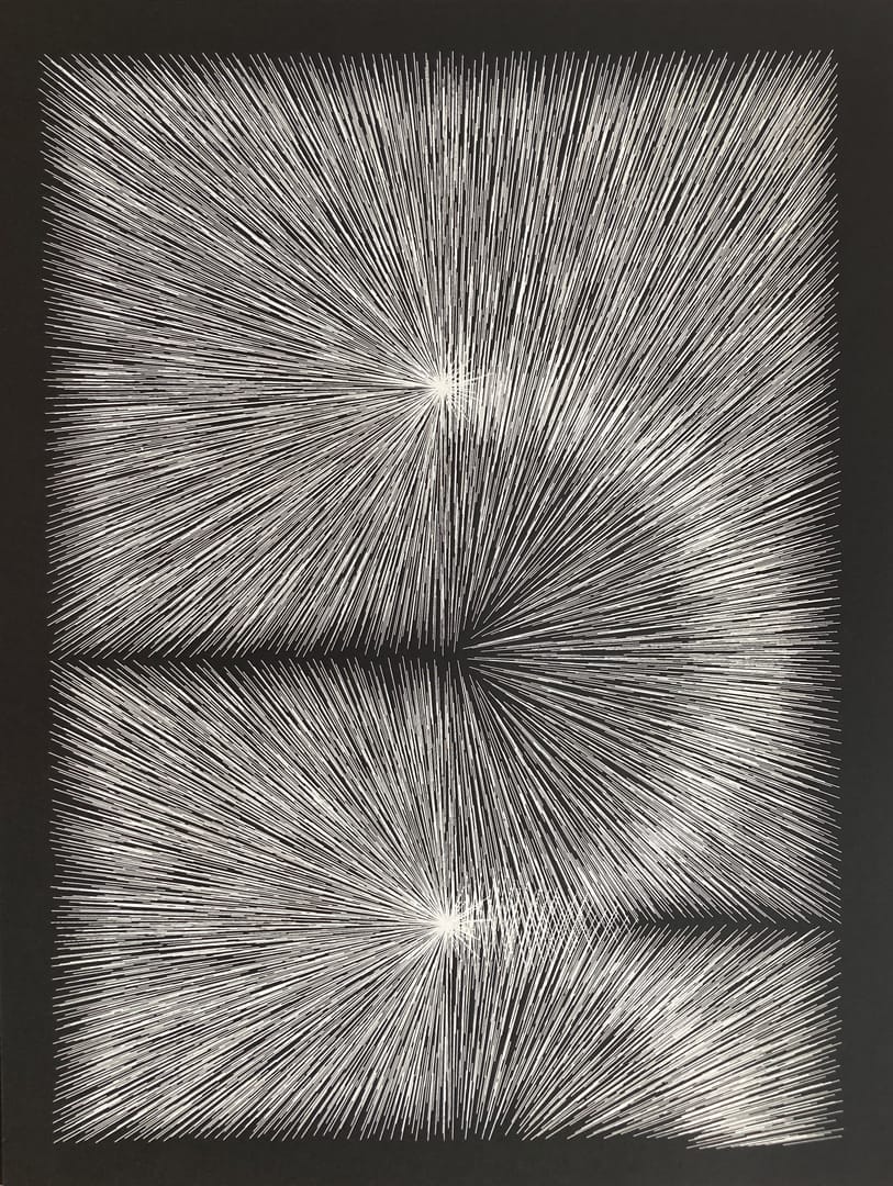 Afterimage 05B – Agata Kycia, serigrafia, 2024