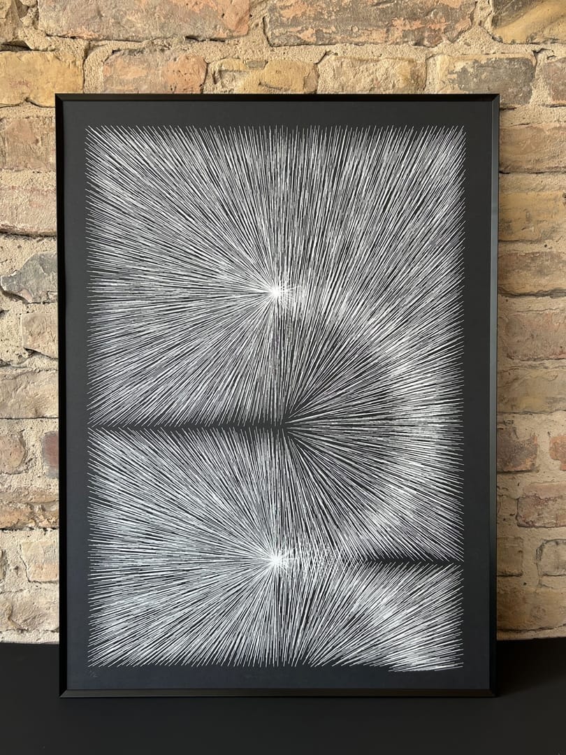 Afterimage 05B – Agata Kycia, serigrafia, 2024