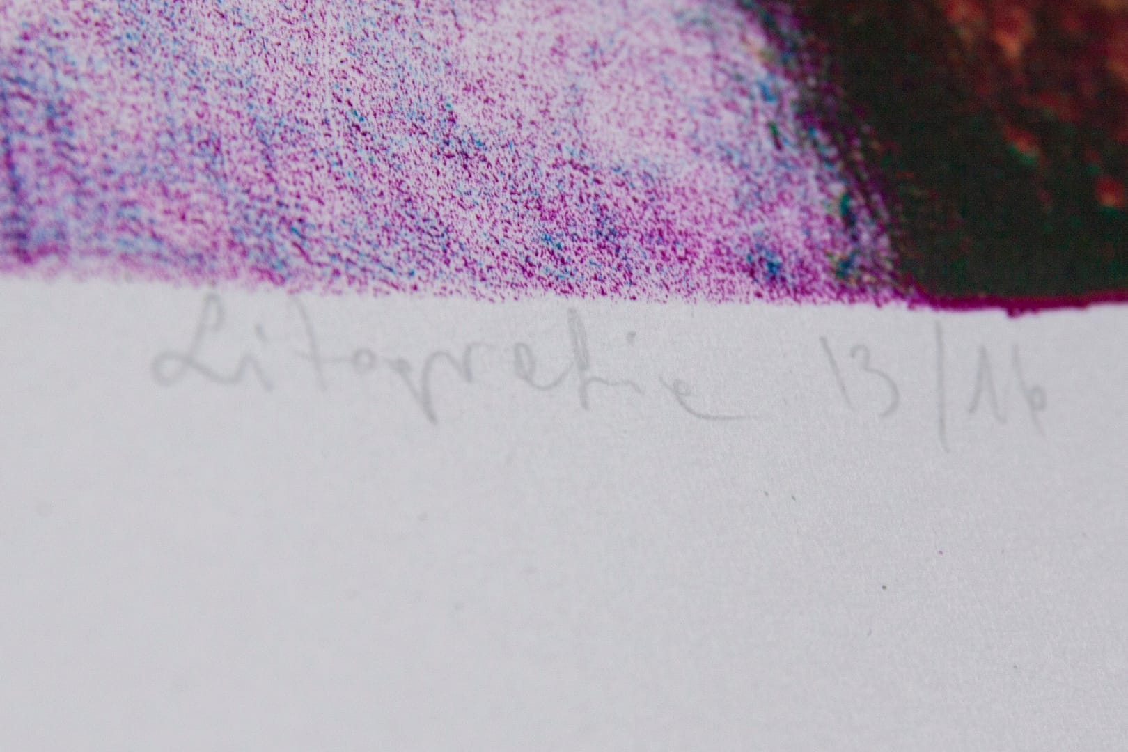 Pejzaż I – Aleksander Łęski, litografia, 1997