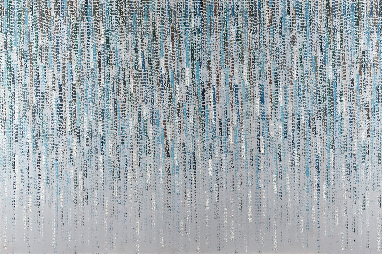 Deszcz 2 – Andrzej Zujewicz, olej, 2018