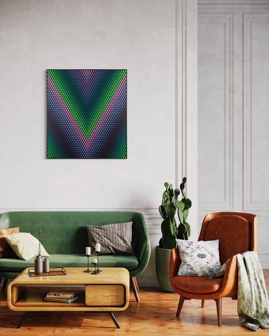 Wave – Paweł Wąsowski, akryl, 2019