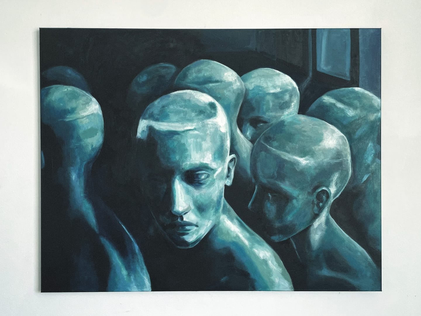 Blue – Magdalena Rakowska, olej, 2024