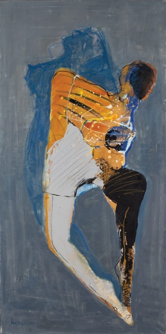 Portret podwójny 7 – Jacek Świgulski, olej, 2007