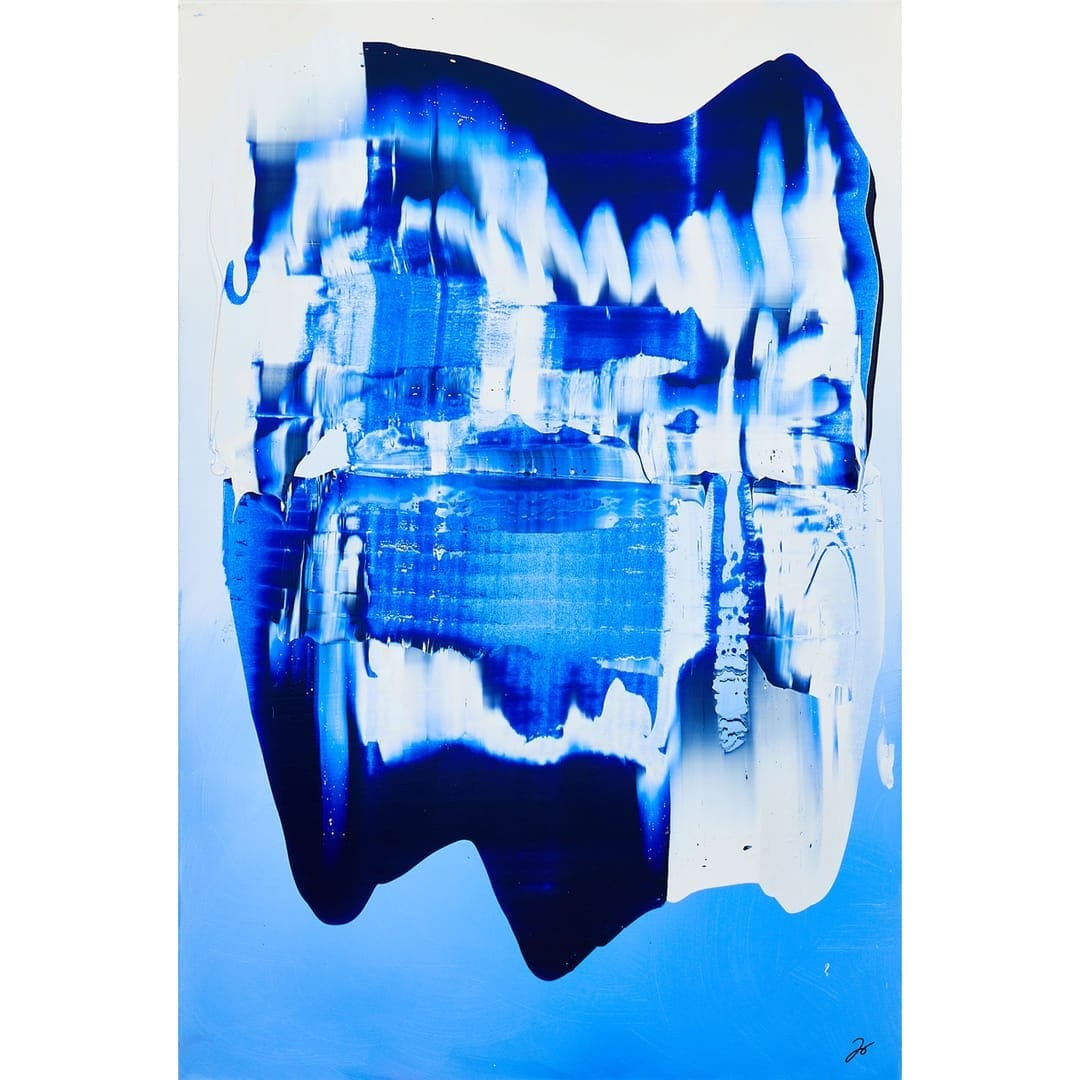 LE GRAND BLEU 12 – Joanna Gierwielaniec, akryl, 2022