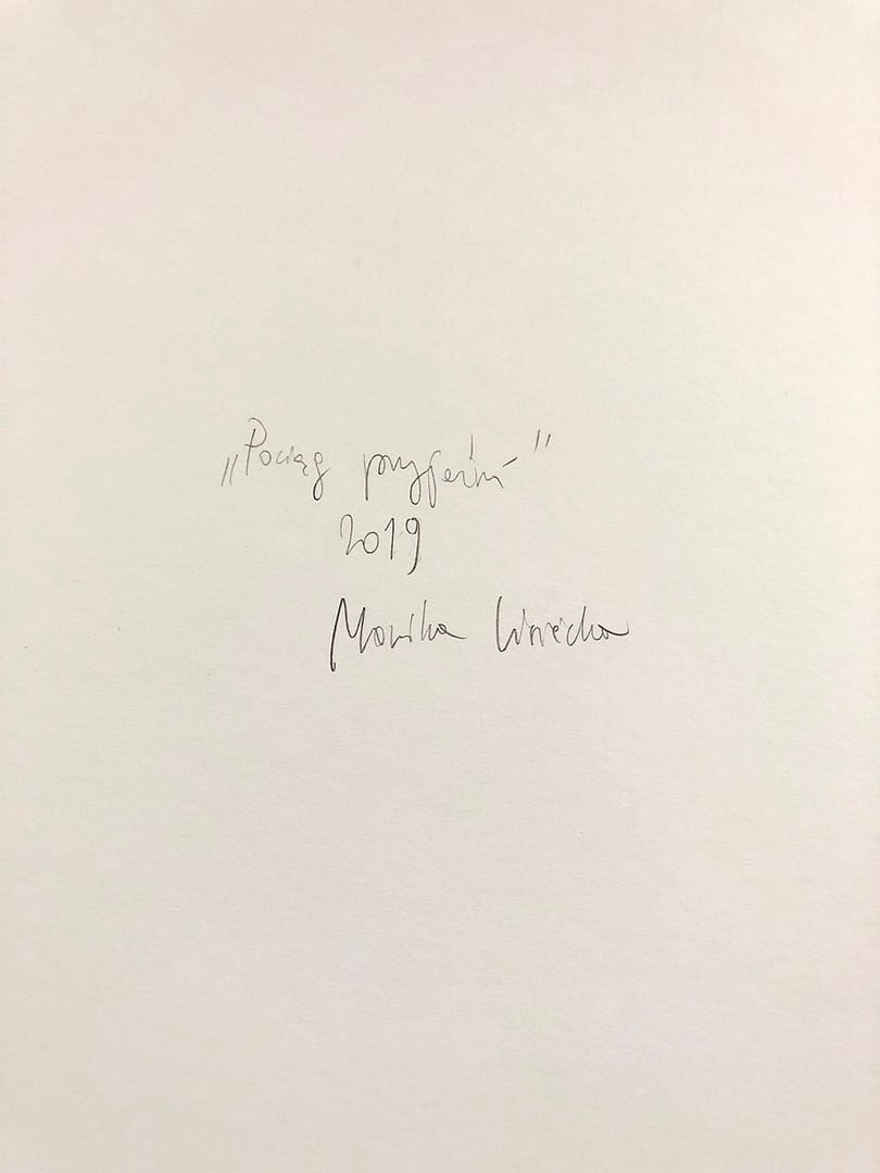"Pociąg przyjaźni" – Monika Lisiecka, kolaż, 2019