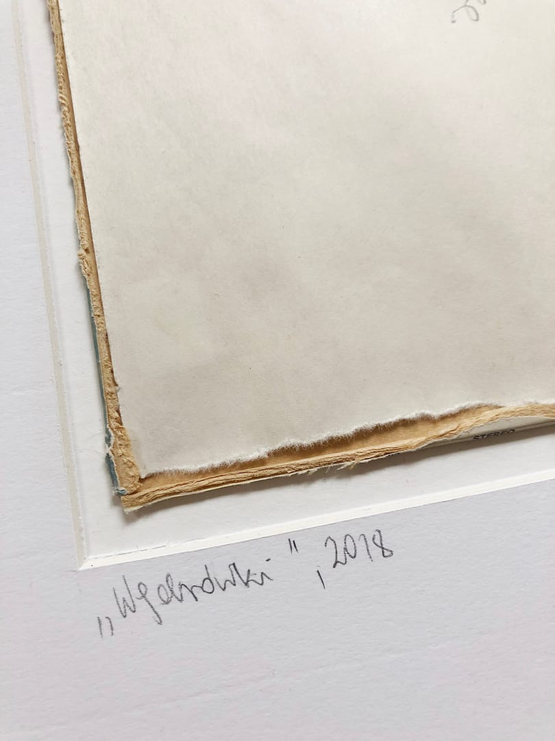 "Wędrówki" – Monika Lisiecka, kolaż, 2018