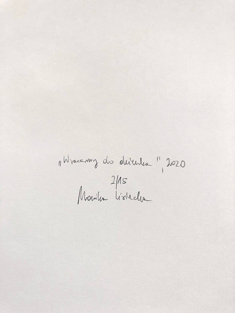 "Wracamy do okienka" – Monika Lisiecka, giclee, 2020