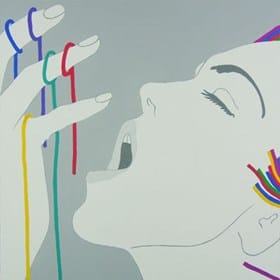 Rozłączna 2 – Viola Tycz, akryl, 2019