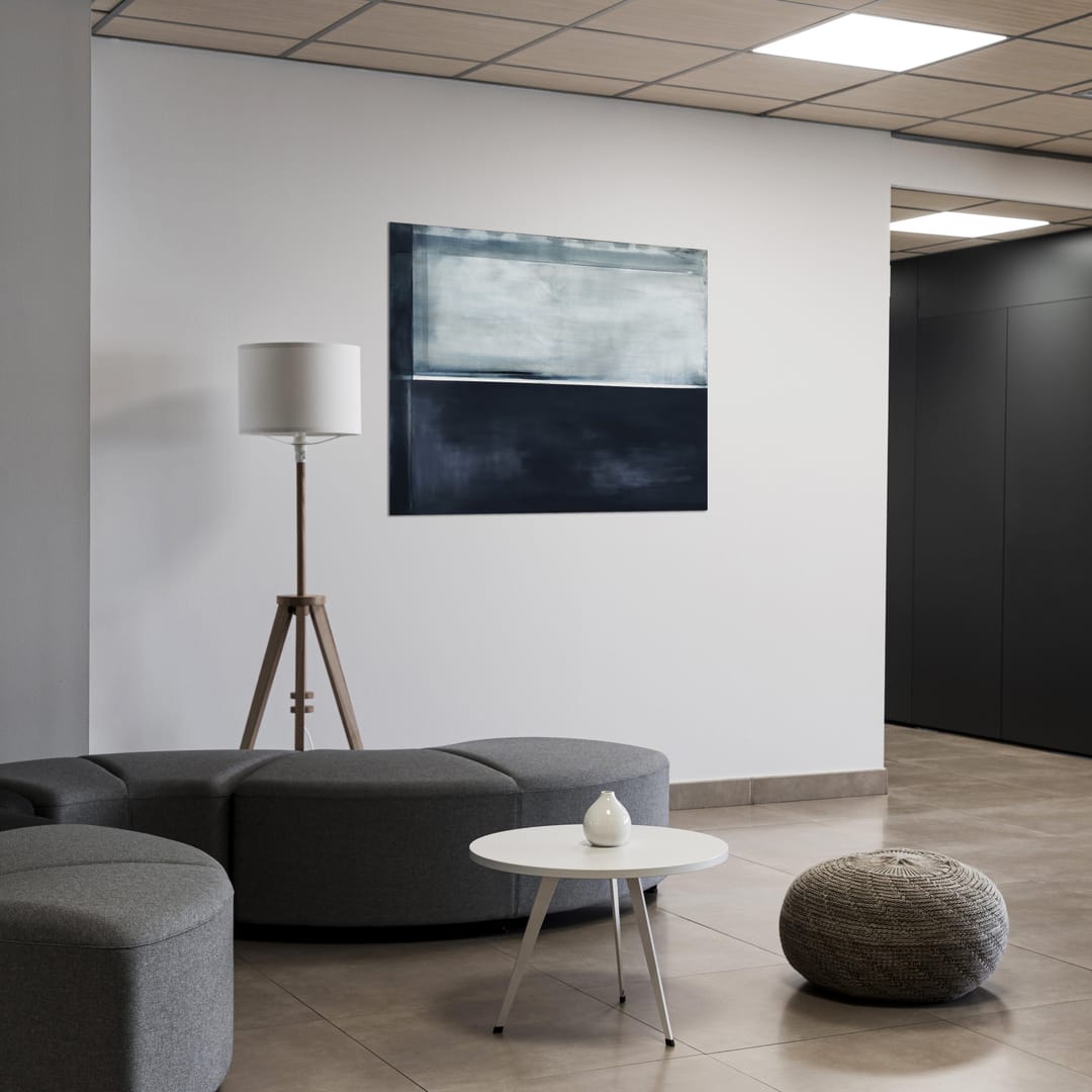 Grafit i biel II – Maja Gajewska, olej, 2025