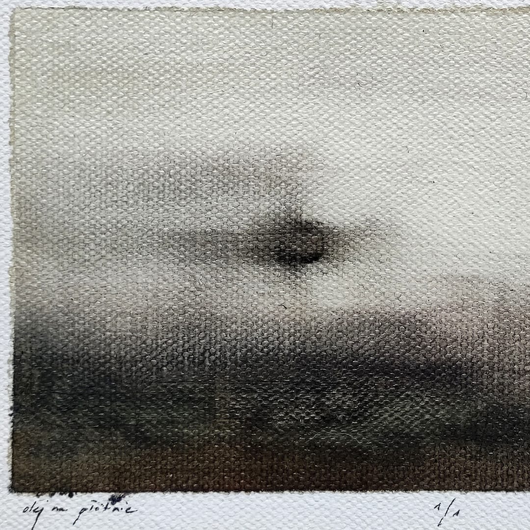 obraz olejny - Pejzaż (40x50cm) – Maja Gajewska, olej, 2025