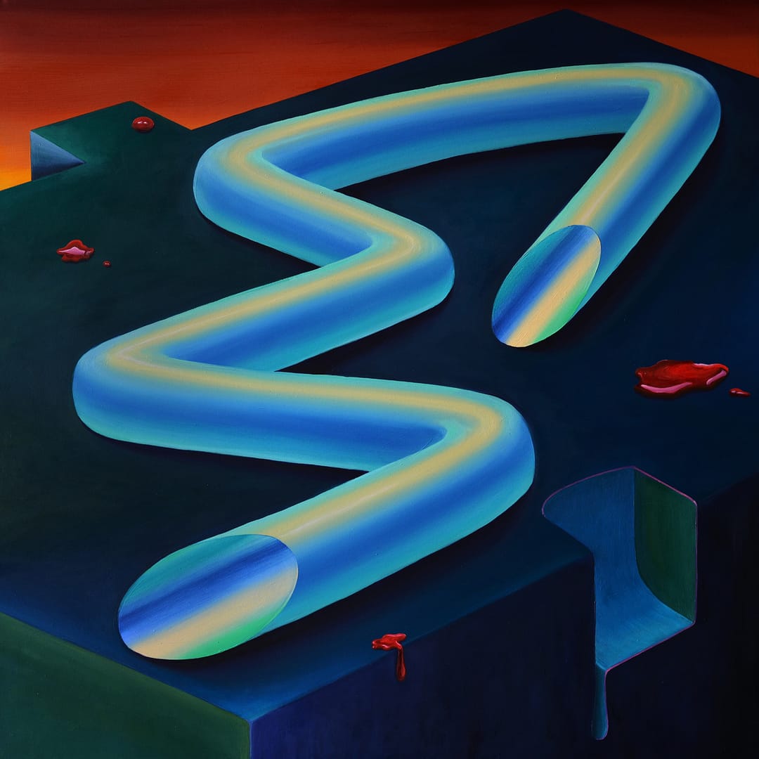 Rura – Zbigniew Olszyna, olej, 2018
