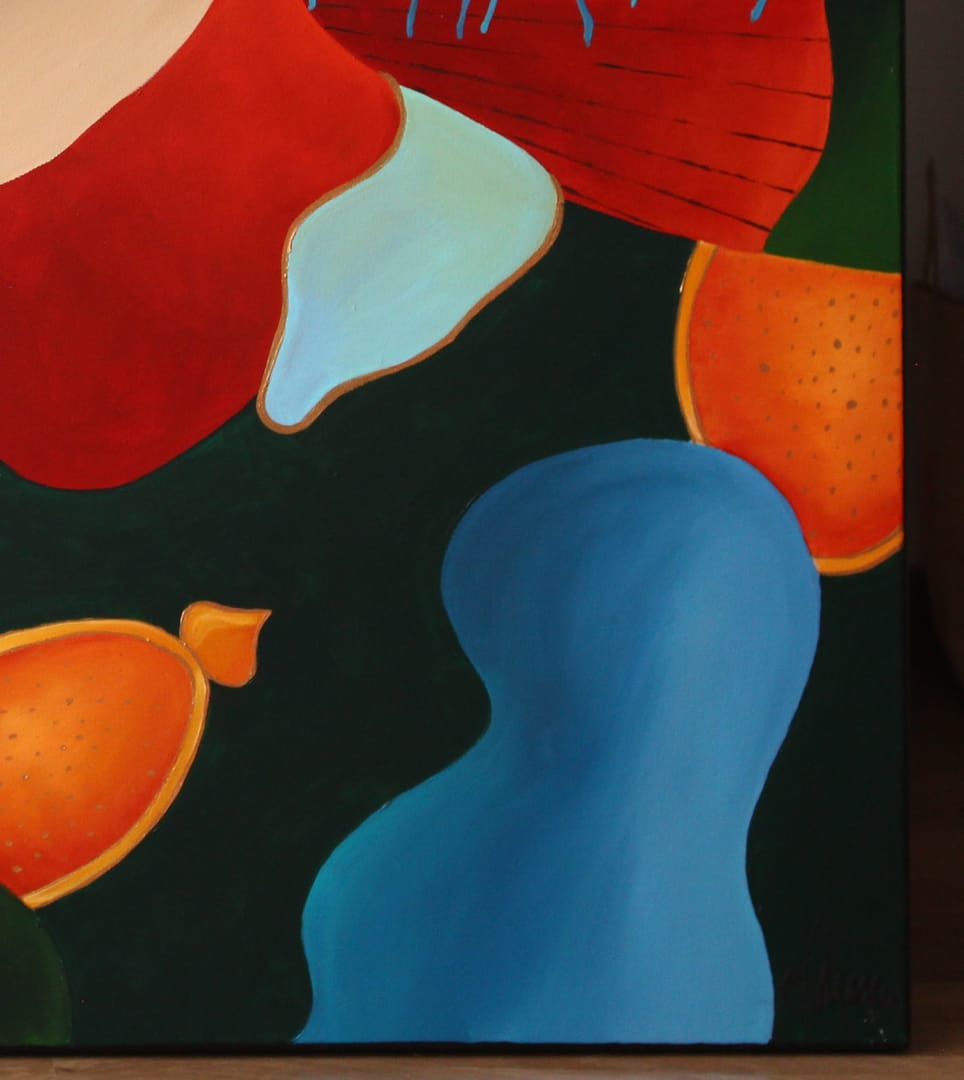 Twarze i symbole - Salvador Dalí – Monika Mrowiec, akryl, 2021