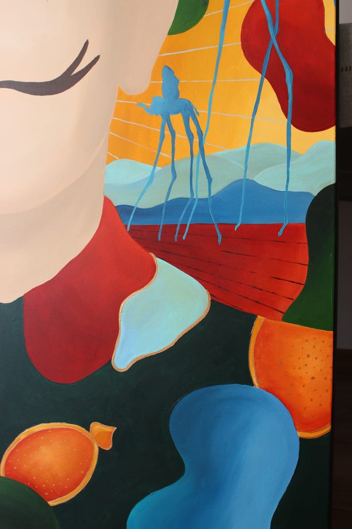 Twarze i symbole - Salvador Dalí – Monika Mrowiec, akryl, 2021