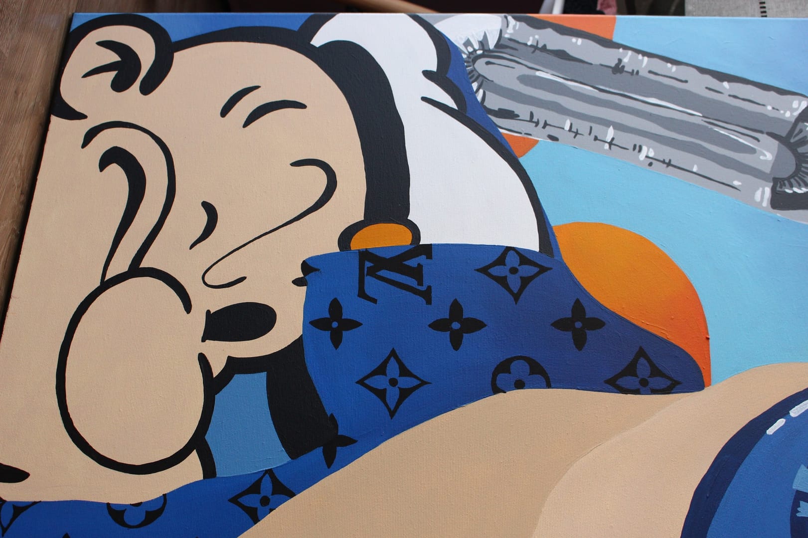 Twarze i symbole - Jeff Koons – Monika Mrowiec, akryl, 2021