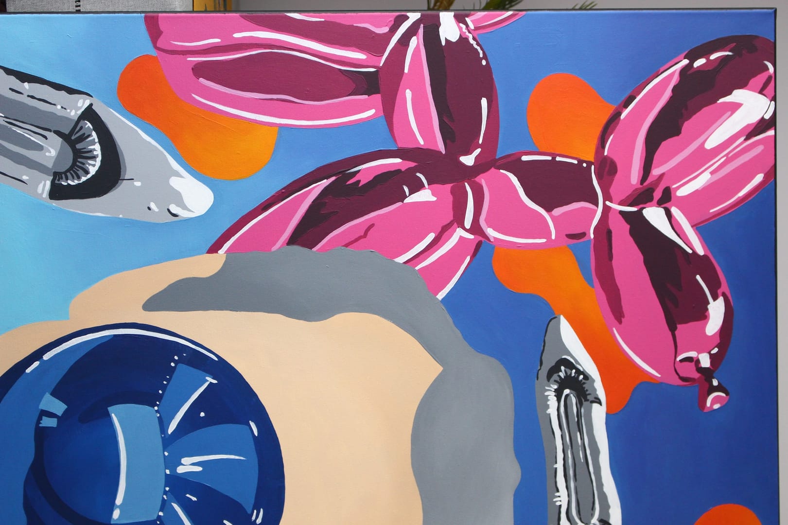 Twarze i symbole - Jeff Koons – Monika Mrowiec, akryl, 2021