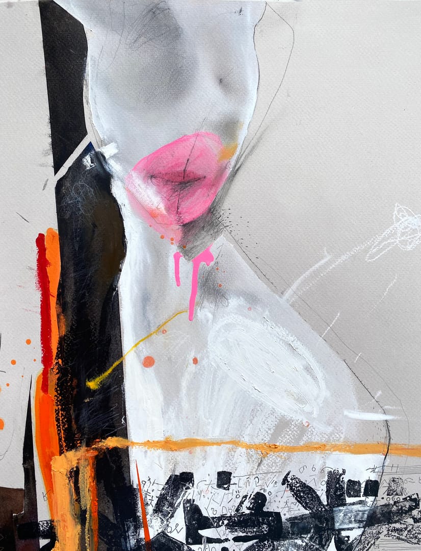 the KISS SPhERE – Kasia Słania, pastel, technika mieszana, 2024