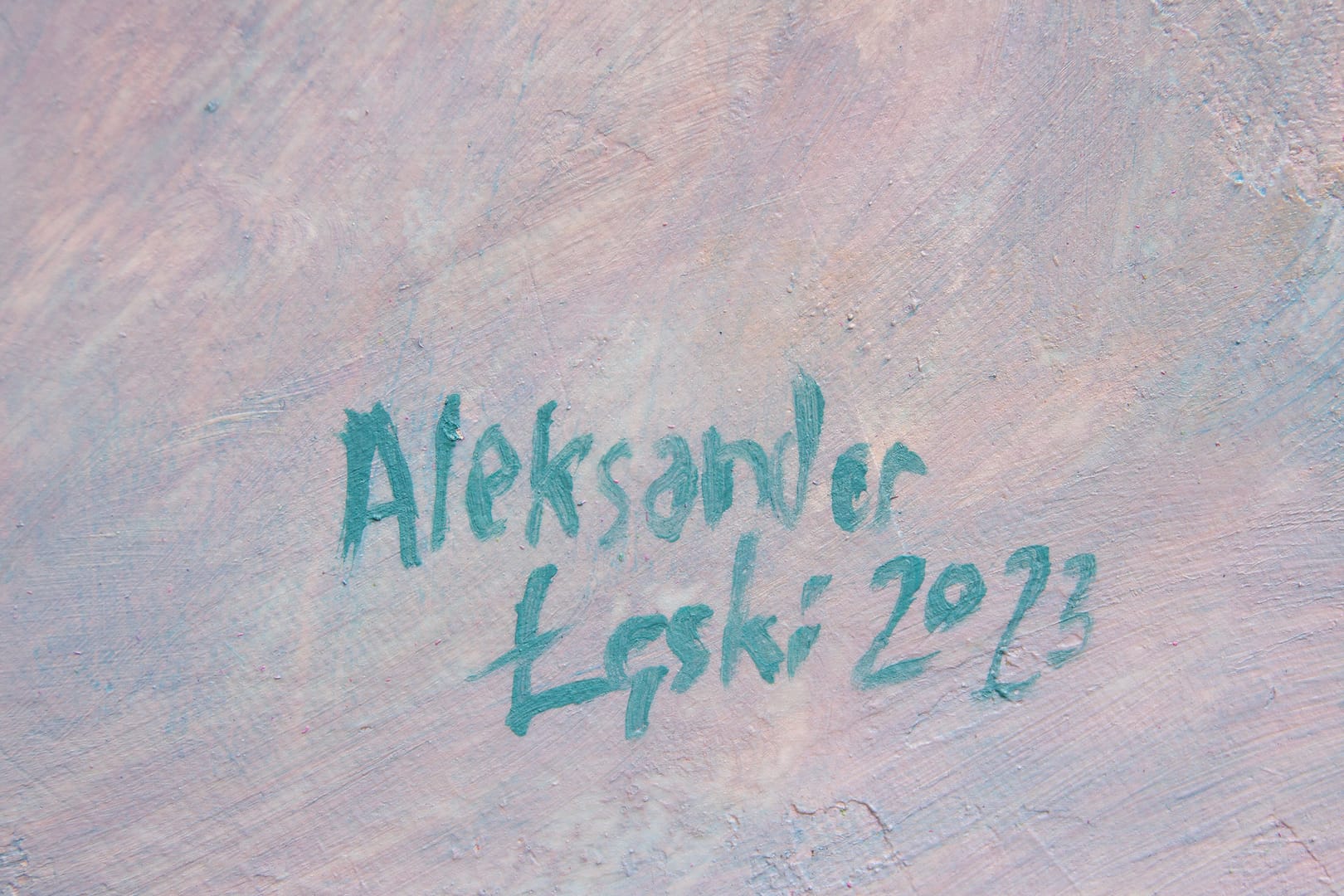 Puerto del Viento – Aleksander Łęski, olej, akryl, 2023