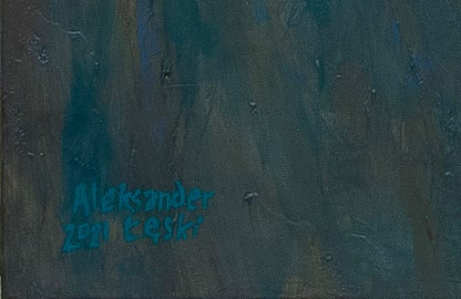 Kvinesdal 21:30 – Aleksander Łęski, akryl, olej, 2021