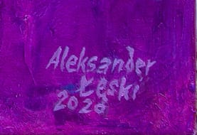 Fornebu – Aleksander Łęski, olej, akryl, 2020