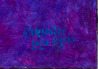 Vir – Aleksander Łęski, olej, akryl, 2020