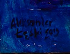 Norge VI – Aleksander Łęski, olej, akryl, 2019
