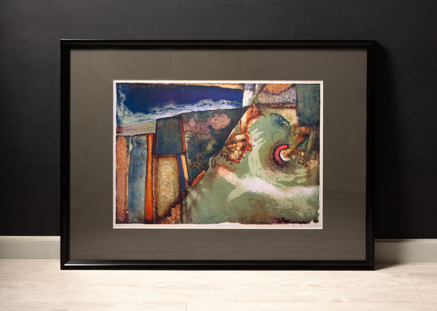 Miraż – Aleksander Łęski, litografia, 1997