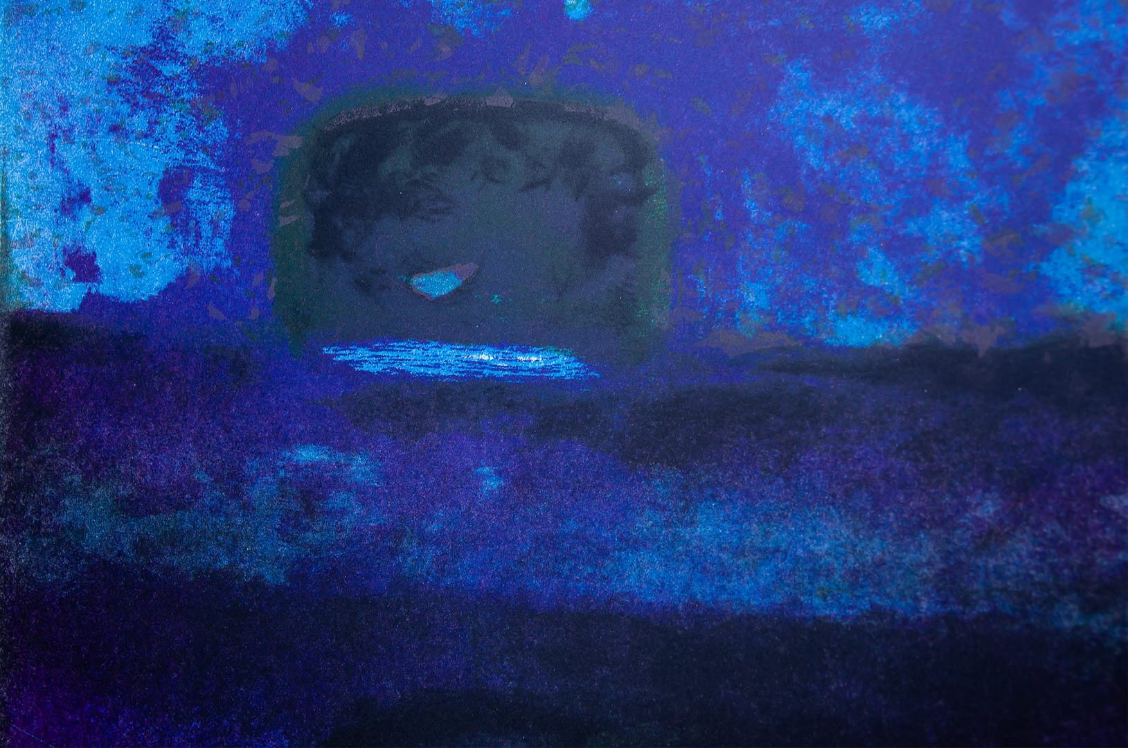 Pejzaż III – Aleksander Łęski, litografia, 1998