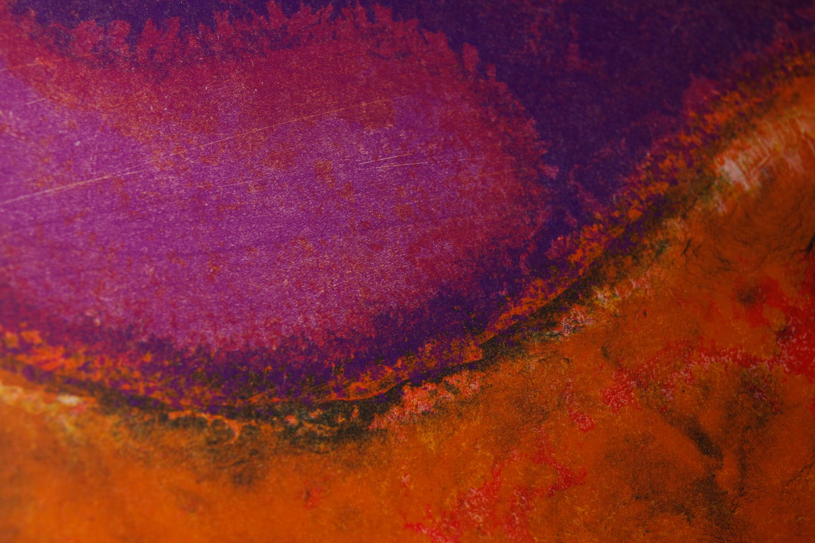 Pejzaż niespokojny – Aleksander Łęski, litografia, 1999