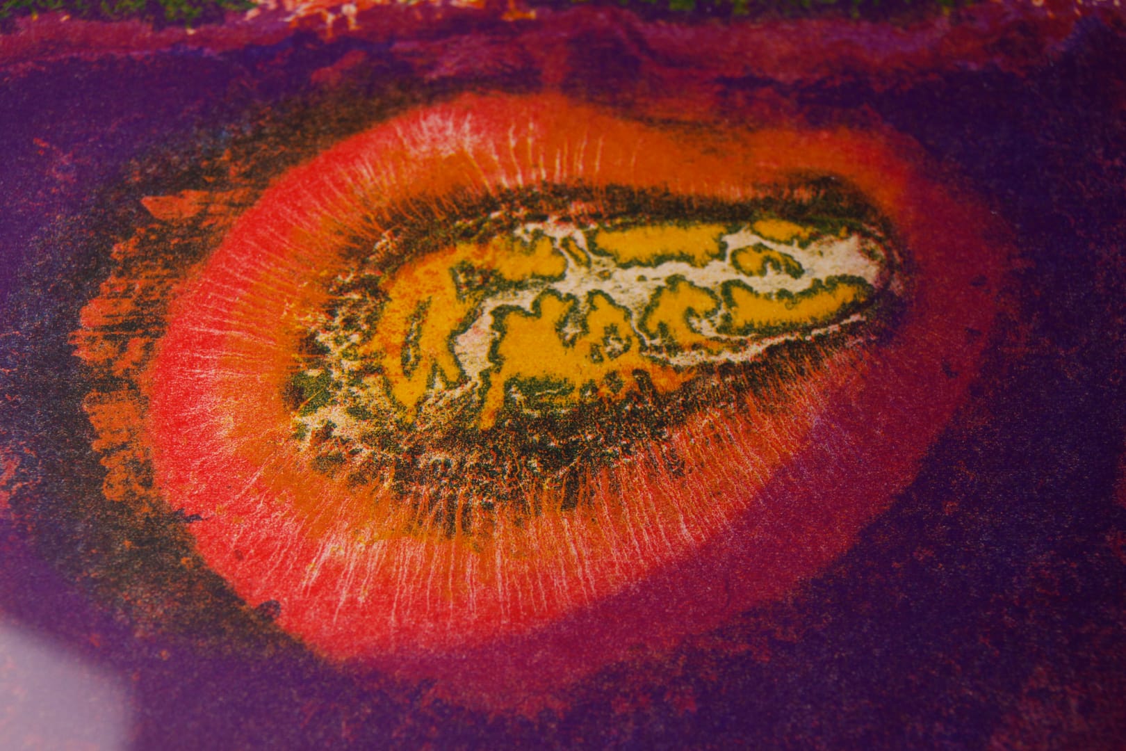 Pejzaż niespokojny – Aleksander Łęski, litografia, 1999