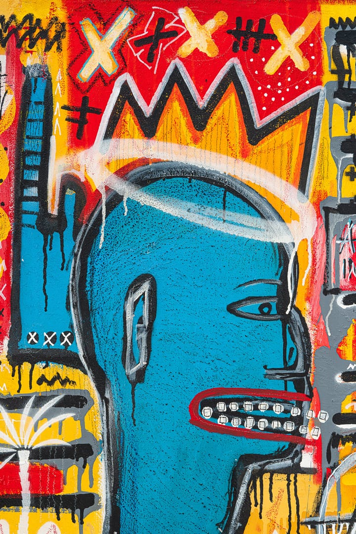 Anarchy in the U.K – Kamil Jaczyński, technika własna, technika mieszana, akryl, graffiti, 2021