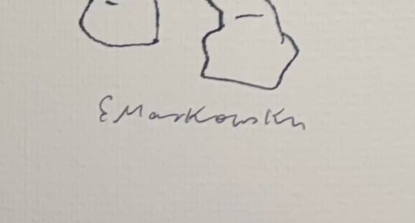 Walka z koniem – Eugeniusz Markowski, serigrafia, Lata 90