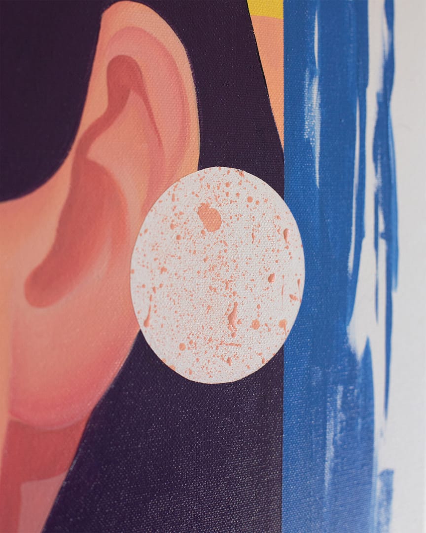 Flat Pink – Maciej Ignaciuk, akryl, 2025