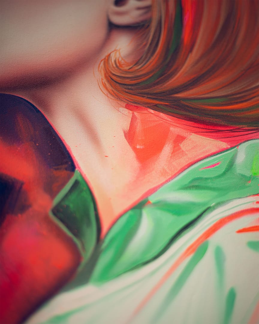 Soap Ball – Maciej Ignaciuk, akryl, air brush, graffiti, 2025