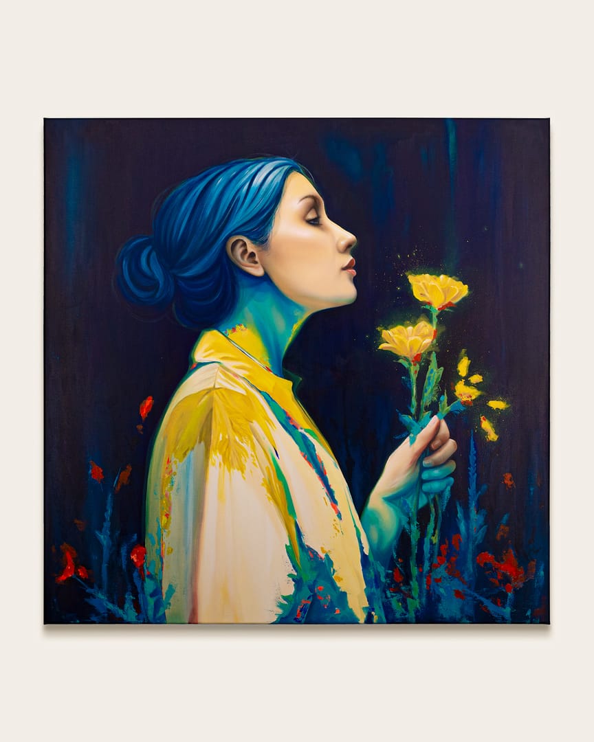 Gardener – Maciej Ignaciuk, akryl, 2025