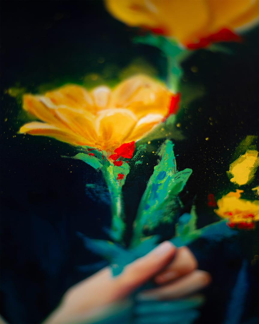 Gardener – Maciej Ignaciuk, akryl, 2025