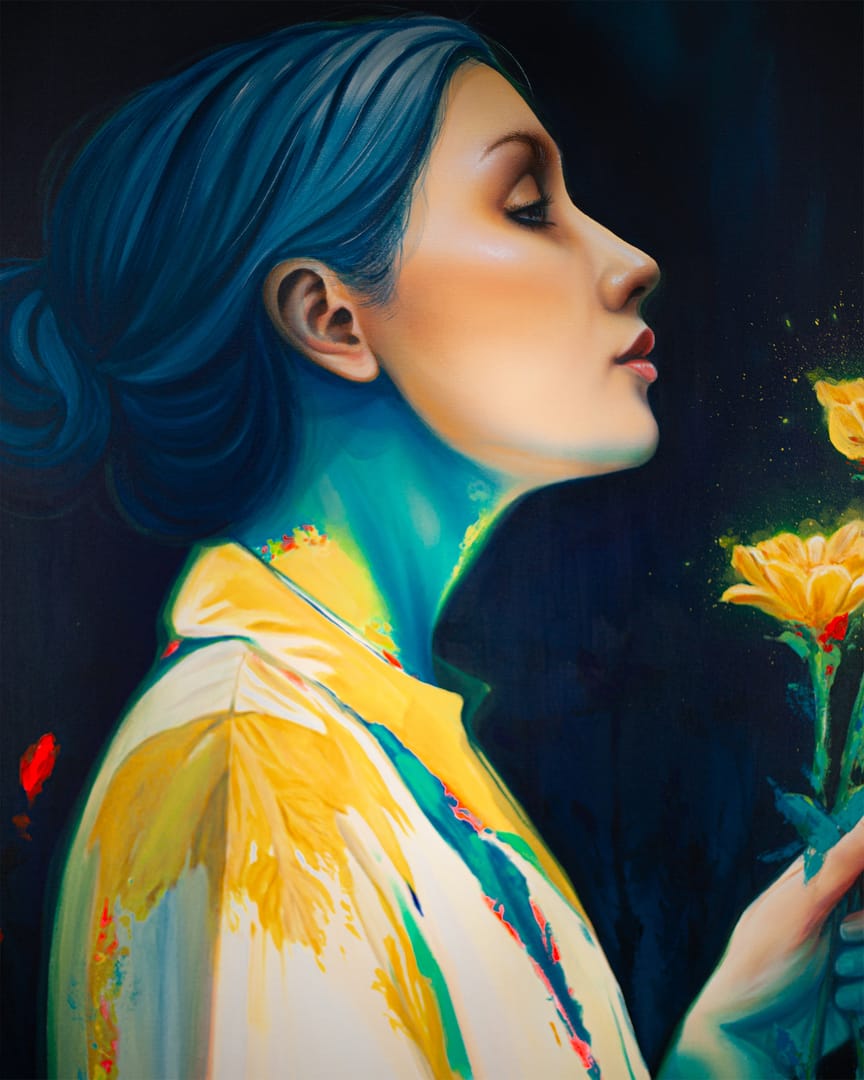 Gardener – Maciej Ignaciuk, akryl, 2025