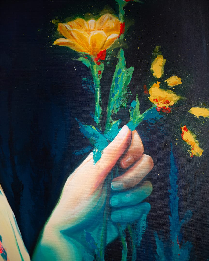 Gardener – Maciej Ignaciuk, akryl, 2025