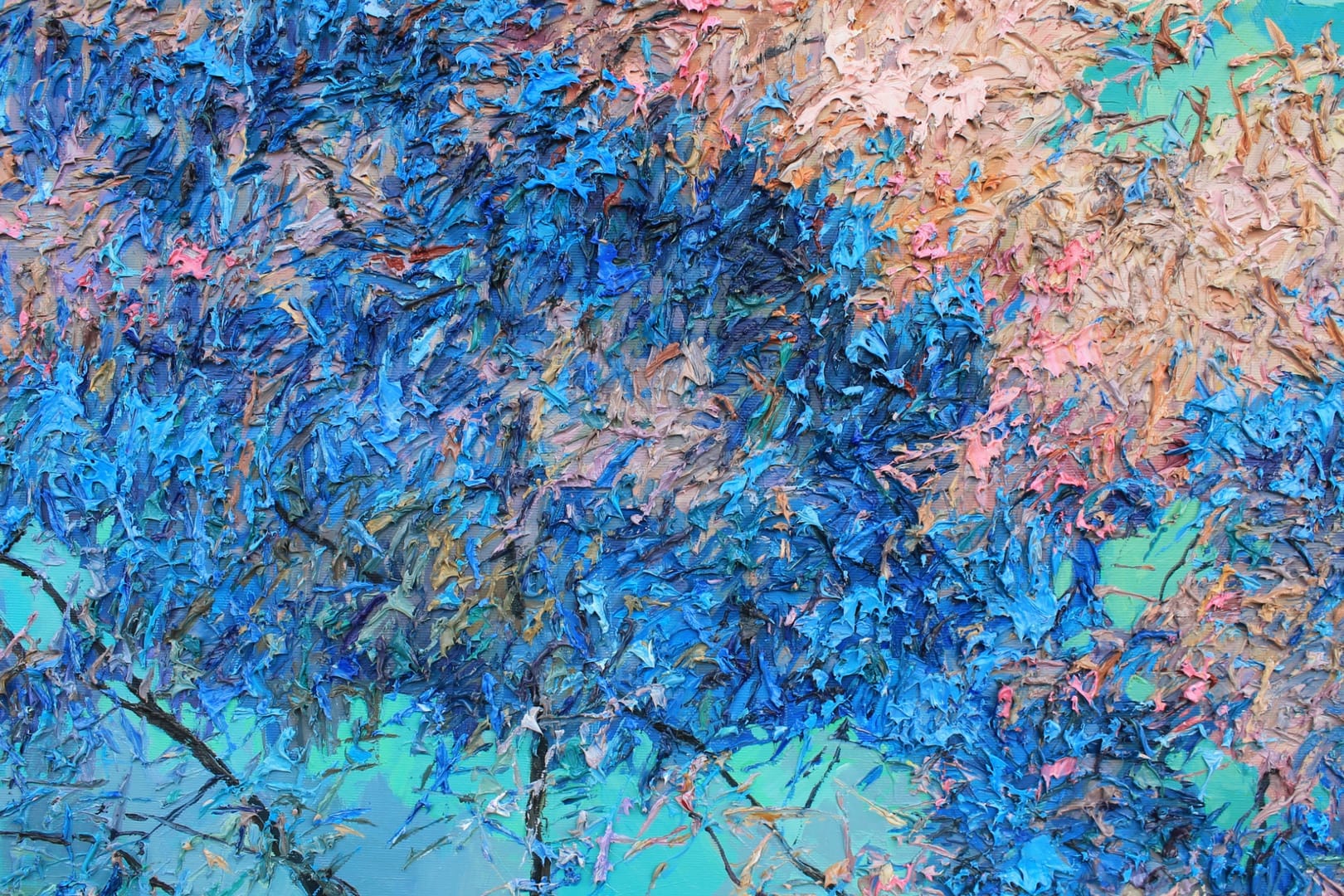 Spring (21) – Olena Horhol, olej, 2024