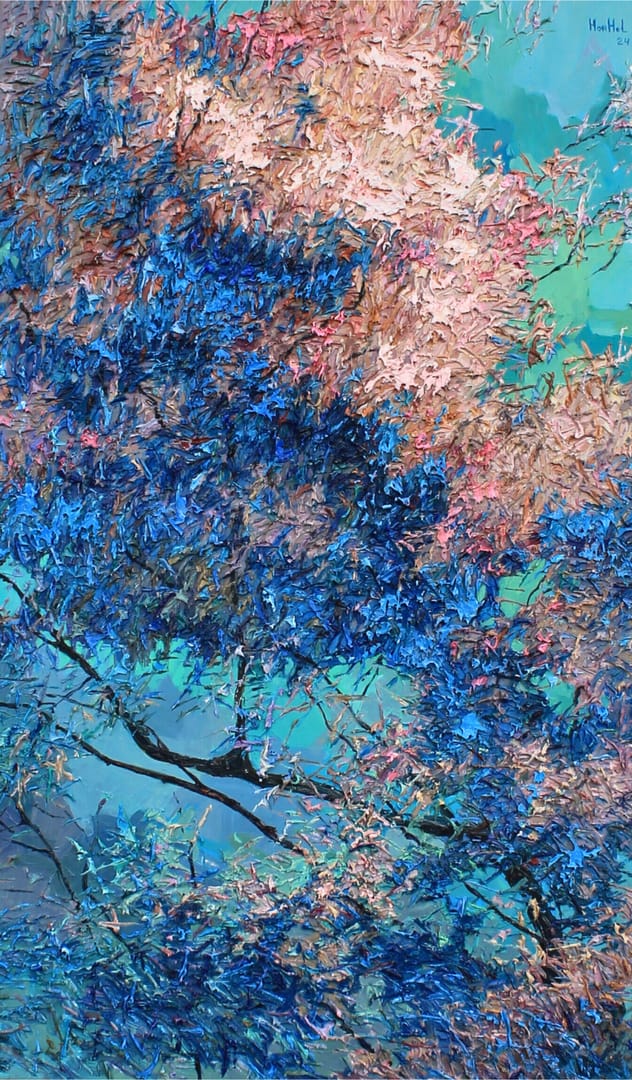 Spring (21) – Olena Horhol, olej, 2024