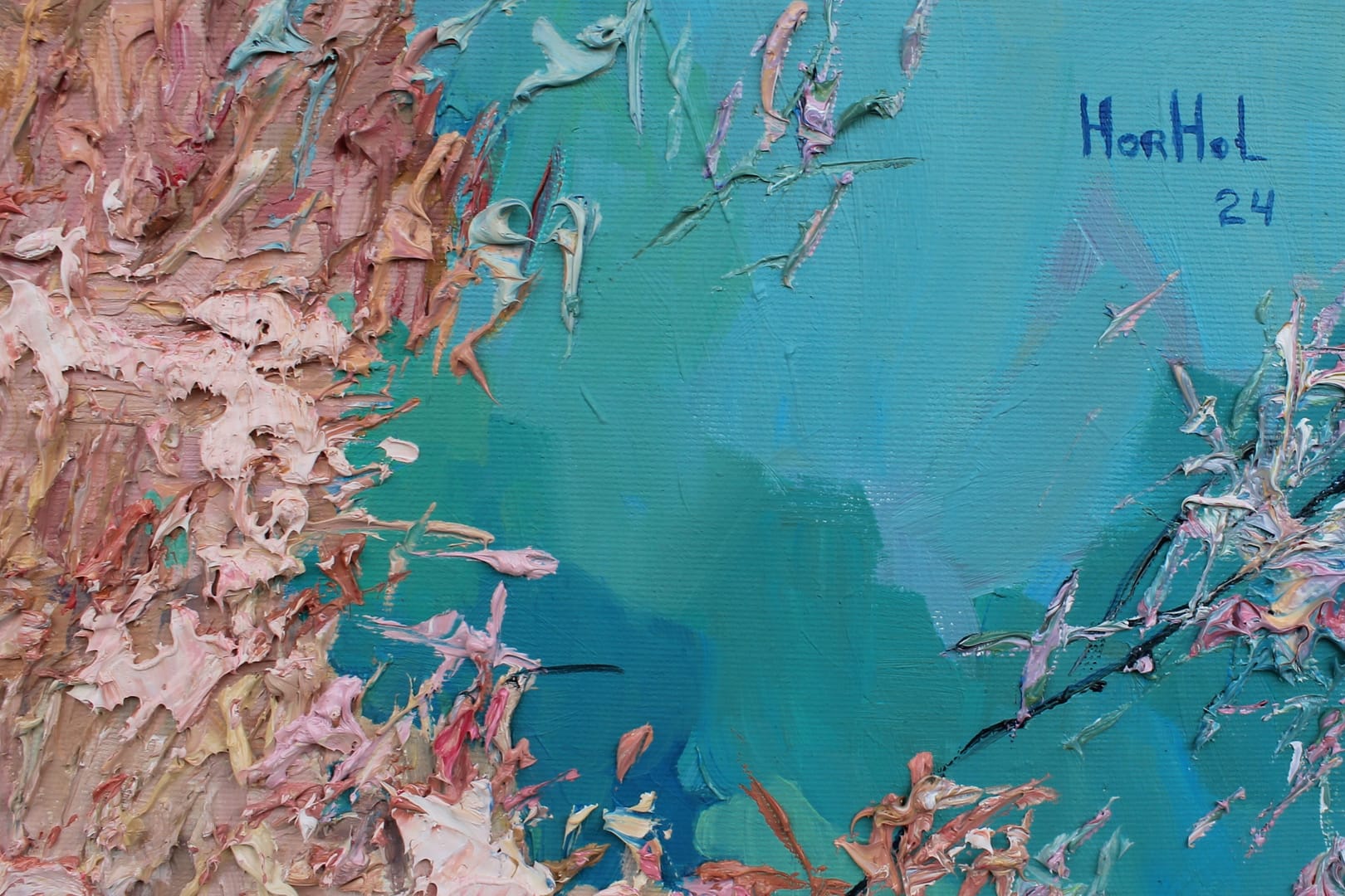 Spring (21) – Olena Horhol, olej, 2024