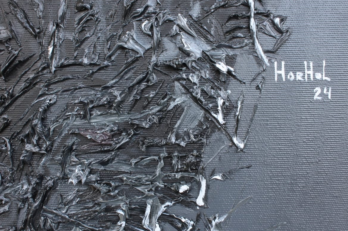 Flowering (86) – Olena Horhol, olej, 2024