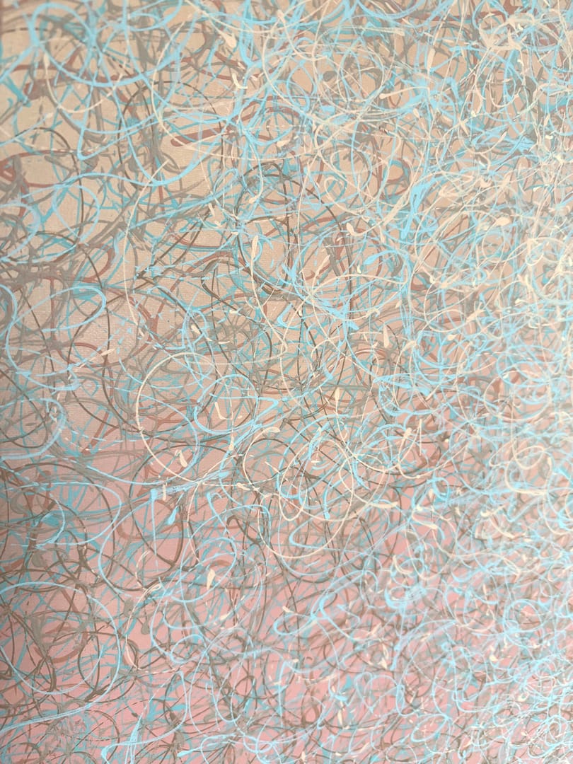 Pastel Morning – Justyna Frankowska, akryl, 2025