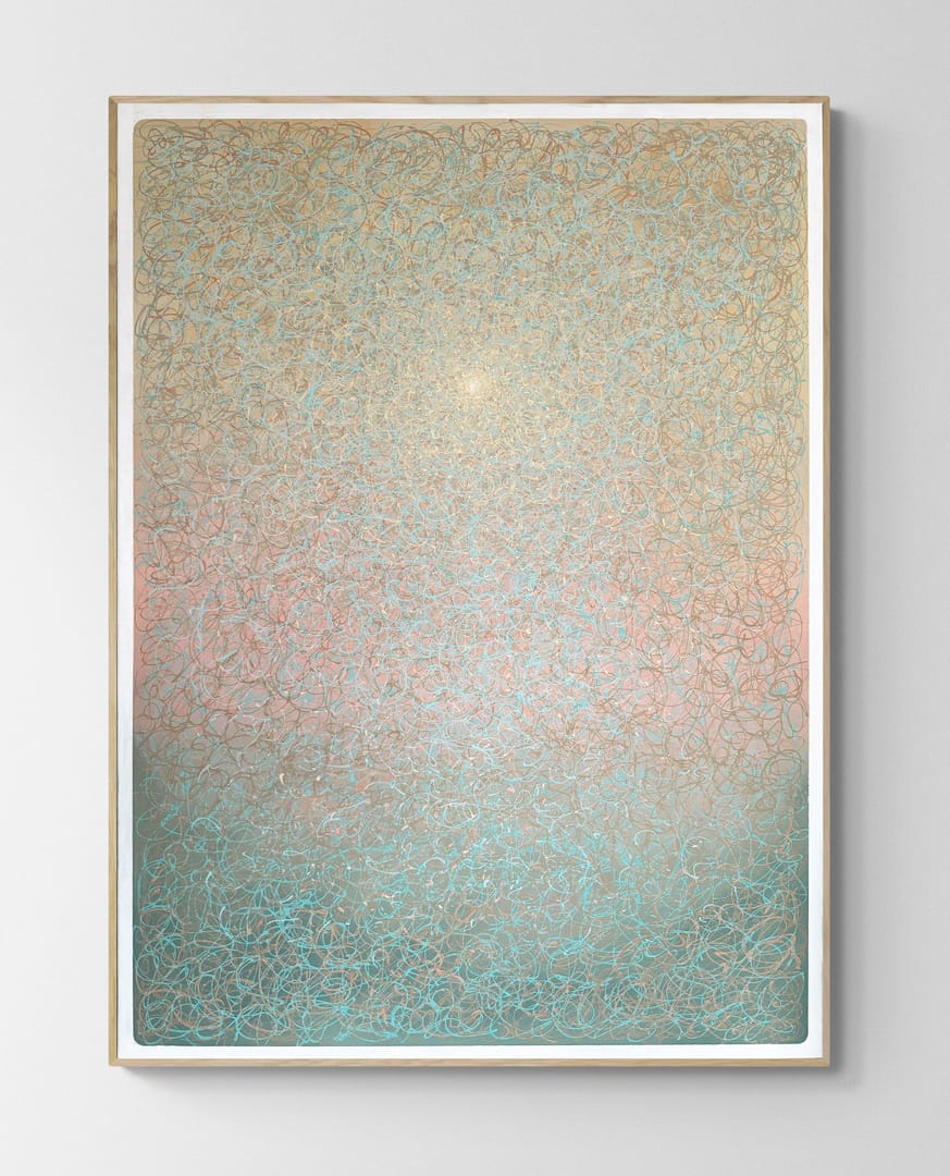 Pastel Morning – Justyna Frankowska, akryl, 2025