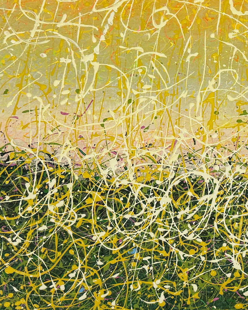 Two Suns – Justyna Frankowska, akryl, 2024