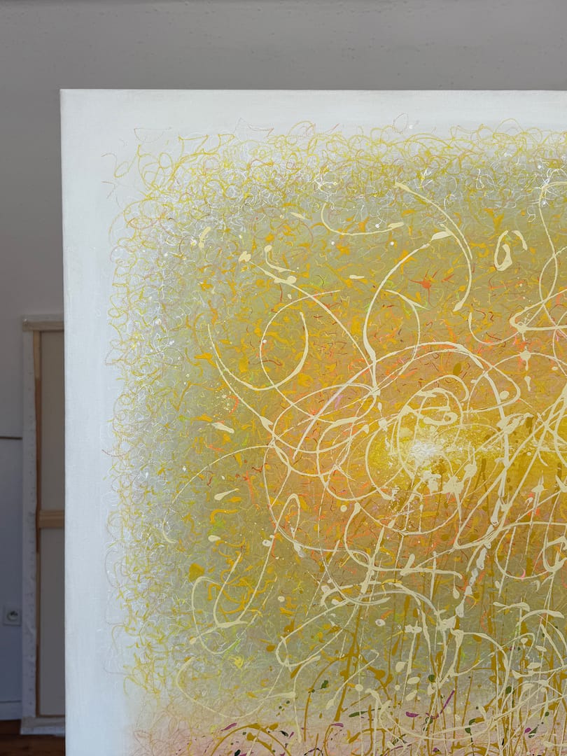 Two Suns – Justyna Frankowska, akryl, 2024