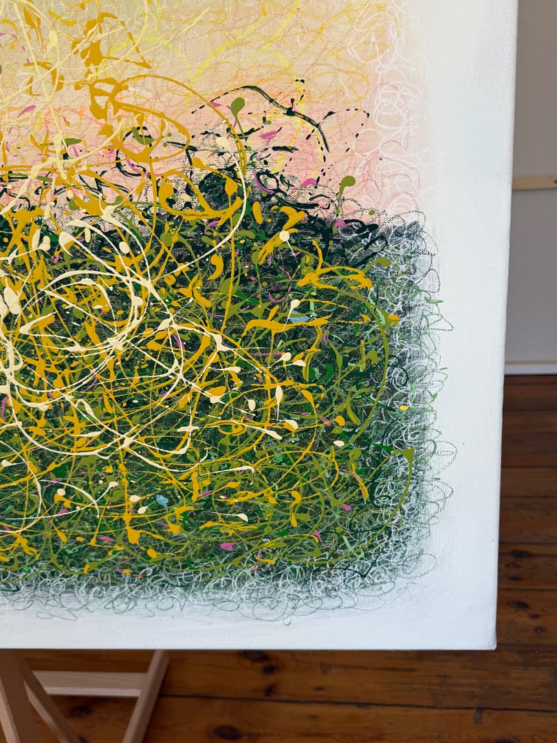 Two Suns – Justyna Frankowska, akryl, 2024