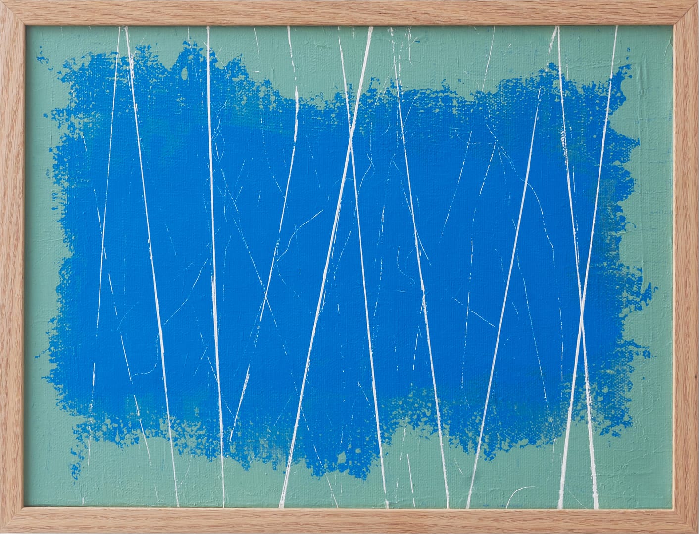Blue – Prot Urban, akryl, 2025