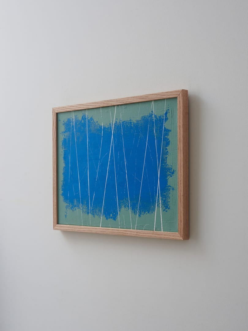Blue – Prot Urban, akryl, 2025